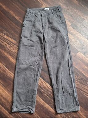 Garage women’s Gray Casual Straight-Leg baggy Pants size 1